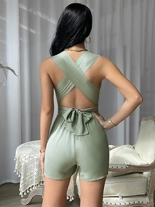 Nueva tendencia de moda casual tela suave de primera calidad buen ajuste verano mono mameluco de fabricante indio - Product Image 3