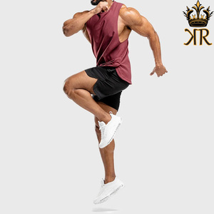 95% Cotton 5% Spandex Muscle <b>Sport</b> <b>Tank</b> <b>Top</b> for Men Customizable Gym Singlet Sleeveless Design Racerback Running Shirt - Product Image 6