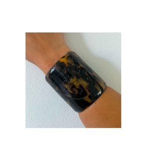 Pulsera de joyería de Material de cuerno de búhos Natural, brazaletes delgados para ling piece con pieza de diseño simple - Product Image 1