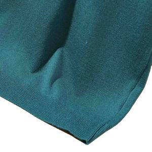 Jersey informal de verano para hombre de negocios 100% algodón para suéter de cuello POLO manga corta Camiseta de punto transpirable Top suelto sólido - Product Image 4