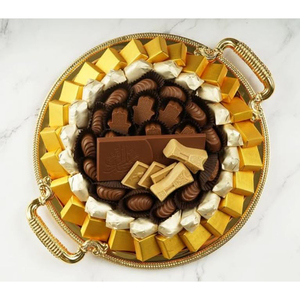 Bandeja para servir chocolate con forma ovalada de diseño elegante Bandeja de presentación de chocolate para ocasiones especiales y fiestas al precio más bajo - Product Image 2