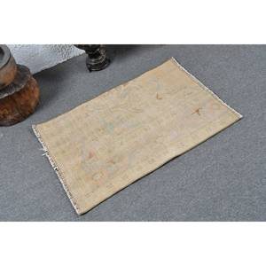 Alfombra turca Vintage de 2x3 pies, hecha a mano, área grande, respaldo de látex de seda de bambú, Patchwork rectangular para pasillo, habitación, alfombra - Product Image 2