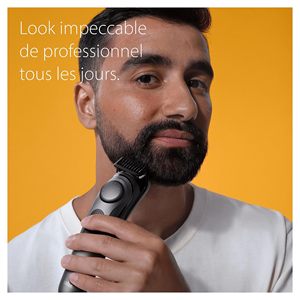 Recortadora de Barba Eléctrica Profesional con Cuchillas de Acero Inoxidable Ajustables, Base de Carga y Estuche de Viaje para RV - Product Image 3