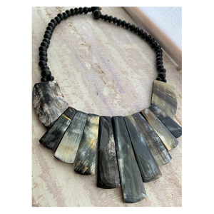 Collier en corne pour femme, fait main, en gros, présenté par SCI, collier en corne, bijoux faits main, pendentif népalais - Product Image 5