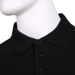 Logotipo de impresión bordado personalizado telas que absorben la humedad 100% algodón poliéster hombres uniforme liso en blanco Polo de Golf para hombres - Product Image 5