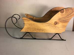 Trineos de madera de Teel para mesa de vacaciones, cesta de trineos para Festival en casa, decoración interior y exterior, cantidad a granel - Product Image 3