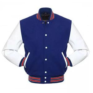 2025 <b>Men's</b> Winter Sportswear New Premium <b>Fleece</b> Bomber Coat Oem Custom Quality <b>Thick</b> Breathable Varsity <b>Jacket</b> Stand Front logo - Product Image 2