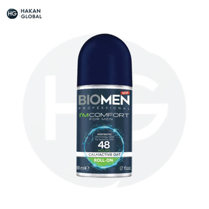 Biomen Deodorant Roll On I'm Energy 50 ml 48 Hour Control Calmative <b>Oat</b> Antiperspirant Postbiotic Freshening for Sensitive Skin - Product Image 1