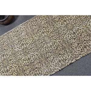 Classique Beige Marron 3.1 X 6.6ft Tapis En Laine Conception De Patchwork Turc pour Entrée Salon ou Chambre Support En Latex - Product Image 5