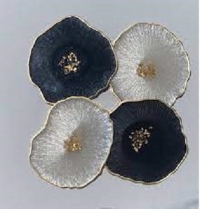 Pink Blossom Flower Shape Resin <b>Coaster</b> Beautiful Durable <b>Drink</b> <b>Coaster</b> for Coffee Tea Dining Kitchen Use and Gift Purpose - Product Image 3