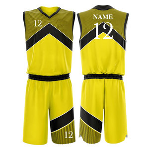 Vêtements de basket-ball pour hommes au meilleur prix, nouvel uniforme de vêtements de sport avec impression par sublimation respirante - Product Image 1