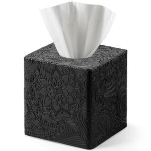 Elegantes soportes de resina para pañuelos con diseños de estilo mosaico para temas de decoración interior modernos y artísticos - Product Image 2