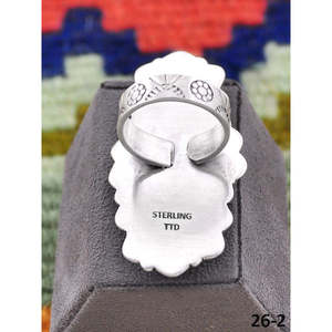 Bague ajustable en argent sterling plaqué or rose et turquoise noire, faite à la main au sud-ouest, avec sertissage invisible – Cadeau - Product Image 4