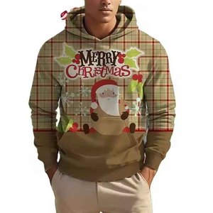 Sudadera con capucha de fabricante de ropa para hombre, sudaderas con capucha de mezcla de algodón básicas de manga larga transpirables con logotipo personalizado para hombre - Product Image 5