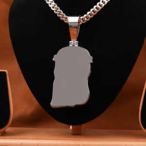 Colgante de retrato de Jesús de Plata de Ley 925 para hombre, Diamante de moissanita, estilo Hip Hop, joyería corporal personalizada, regalo Cristiano - Product Image 5