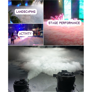 Macchina del fumo a basso profilo con effetto nebbia e ghiaccio secco da 6000W per matrimoni, palcoscenici ed eventi - Product Image 6