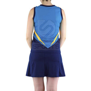 En stock, uniforme de netball de qualité supérieure, design unique, fabriqué avec des vêtements de sport de la meilleure qualité. - Product Image 2