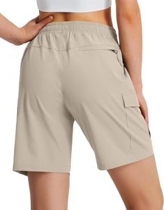 Pantalones cortos de playa de cintura media de algodón 2025 para mujer estilo 100% con bolsillos pantalones cortos de baño de secado rápido para mujer traje de baño - Product Image 3
