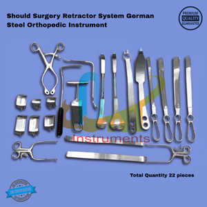 Nuevo Sistema de Retractores para Cirugía de Hombro, Juego de Instrumentos Ortopédicos de Acero Alemán, 22 Piezas, Calidad Premium |   INSTRUMENTOS OLDMED - Product Image 2