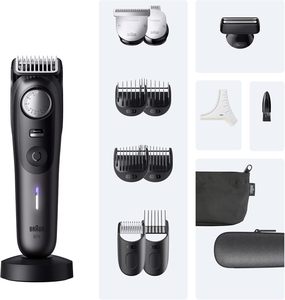 Braun BT9565 Serie 9 Recortador de barba eléctrico para hombres con 14 herramientas de peluquero, hoja afilada de por vida, duración de la batería de 180 min, BT9565 - Product Image 2