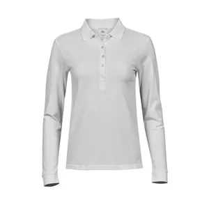 <b>Ladies</b> Luxury Stretch <b>Polo</b> <b>Shirts</b> Sustainable Promotional Merchandising Product - Product Image 1