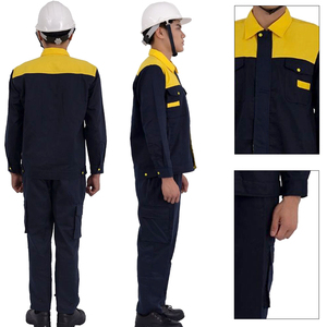 ชุดเครื่องแบบงานหนักชุดป้องกันผ้าฝ้ายผสมสำหรับใช้ในอุตสาหกรรม - Product Image 5