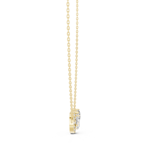 Collar con Colgante de Diamante Cultivado en Laboratorio con Corte de Pera Toi Et Moi, Oro Sólido de 14K/18K, DEF VVS, Certificado IGI, 2.40 CTW, Minimalista, Personalizado - Product Image 4