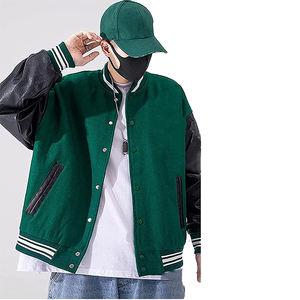 Chaqueta universitaria con letras de béisbol hecha a medida para hombre, chaqueta universitaria de lona de diseño único de lana de la mejor calidad MOQ bajo para jóvenes - Product Image 3