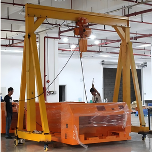 رافعة جسرية صغيرة محمولة تعمل بالتحكم عن بعد لورش إصلاح السيارات، لرفع المحركات والمحامل وعلب التروس، بقدرة 0.5-5 طن - Product Image 3