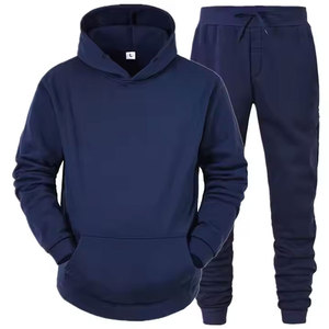 Survêtement à bas prix pour hommes ensemble sweat à capuche et pantalon au design personnalisé tissu en coton polyester OEM ODM vente en gros à faible approvisionnement en quantité minimale de commande - Product Image 1