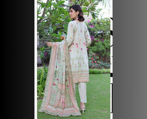 Collection de luxe de Ssumaira's BIN HAMEED RIMSHIKA chemise de pelouse brodée imprimée numérique indienne pakistanaise dames Salwar Kameez - Product Image 2