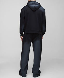 Survêtement pour homme en satin 100% polyester personnalisé pour l'hiver, streetwear, sweat-shirt ample, pantalon de survêtement, anti-froissement, anti-boulochage, hip-hop - Product Image 5