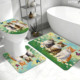 Custom Printed <b>Mat</b> <b>Bathroom</b> Rug <b>Set</b> for <b>Bathroom</b> Non-Slip Shower Curtain Bath <b>Mat</b> - Product Image 6