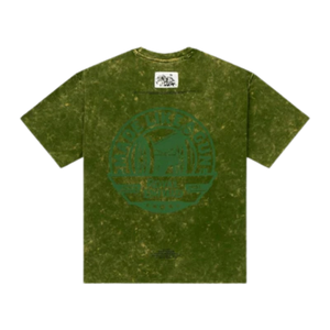 <b>Green</b> Loose Fit Washed 100% Cotton <b>Men's</b> <b>T</b>-<b>Shirts</b> Vintage Style Casual Streetwear Soft Breathable Daily Urban Wear - Product Image 3