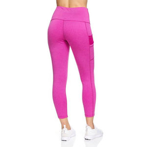 Custom Logo High Quality <b>Gym</b> Fitness Running Pants Side Panel High Waist Spandex/Polyester Casual Yoga Side Pockets Custom Logo - Product Image 5