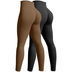 Pantalones de entrenamiento atléticos XL, mallas que absorben la humedad por sublimación de colores vibrantes, tela de LICRA transpirable, cordón sólido para Yoga - Product Image 4