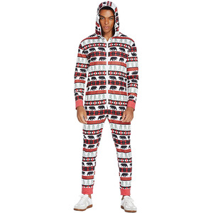 Conjuntos de ropa de invierno para hombre, chándales deportivos informales, Sudadera con capucha estampada, pantalones de chándal, sudadera con cremallera de lana, talla grande, ligera - Product Image 3
