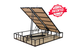 Juego de Cama Ajustable Orvella 140x190, Diseño Moderno, Almacenamiento, Sistema de Resortes Duradero, Función de Bloqueo de Seguridad, Estructura de Metal, Tapicería de Tela - Product Image 4