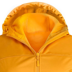 Veste d'extérieur à capuche respirante légère et imperméable coupe-vent pour femme, technique tricotée solide pour l'hiver - Product Image 4