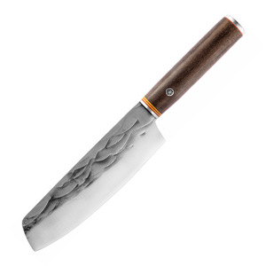 Venta al por mayor personalizado de alta calidad OEM ODM cubertería de fábrica profesional Damasco Top Chef cuchillo de cocina fijo cuchillo de hoja afilada - Product Image 2