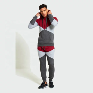 Unisex Cotton Tracksuit Sweatsuit Custom Logo Winter Jogger Set with Vendor Wholesale 2 Piece for <b>Men</b> - Product Image 2