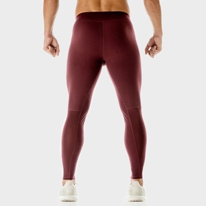Leggings de pantalons de yoga personnalisés pour hommes Design de guêtres solides Motif de legging personnalisable pour hommes - Product Image 3