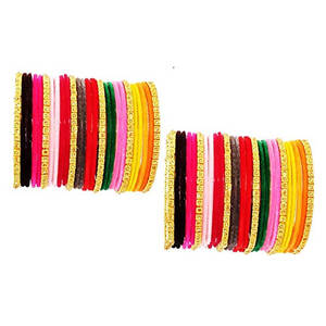 2025 haute couture en gros fait à la main velours verre Churiyan ensembles nouveauté bracelets pour vêtements de mariage - Product Image 3