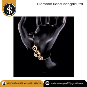 Meilleures ventes de bijoux de mode VVS à VS clarté vrai diamant naturel en vrac main Mangalsutra pour anniversaire, fiançailles - Product Image 2