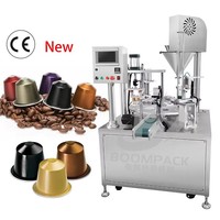 Máquina Automática para Llenado y Sellado de Cápsulas de Café, Certificada por la CE, Línea de Empaquetado de Polvo Personalizable para Nespresso K Cup