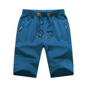 Venta al por mayor de pantalones cortos atléticos para hombres bolsillos deportes Jogging estilo callejero patrón a cuadros 100% algodón ecológico secado rápido - Product Image 1
