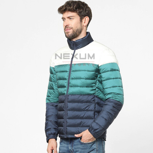 Chaquetas acolchadas sueltas personalizadas OEM al por mayor, chaquetas de plumón para hombre, Abrigo acolchado grueso de invierno transpirable de secado rápido para hombre - Product Image 6