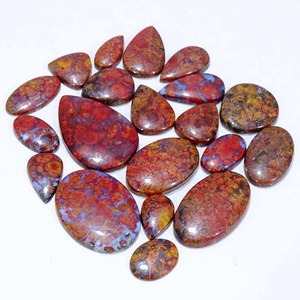 Agate hongroise naturelle Cabochon lisse pierre précieuse en vrac pour la fabrication de bijoux Quartz matériel importé Inde exportateur fabricant - Product Image 1