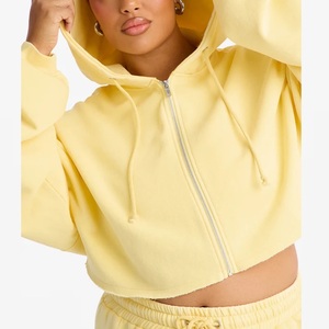 New Arrival 2025 Solid Winter Casual Fleece Hoodie <b>Hooded</b> <b>Cardigan</b> Regular Fit Stacked Micro Flared Pants Two-Piece Set Made - Product Image 4