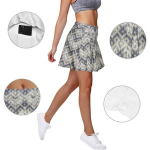 Jupe de tennis pour femme personnalisée, polyester de haute qualité, confortable et durable, idéale pour les événements promotionnels et les sports - Product Image 5